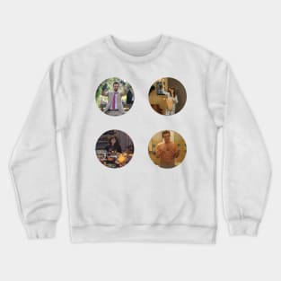 Nick and Jess Sticker Pack Crewneck Sweatshirt